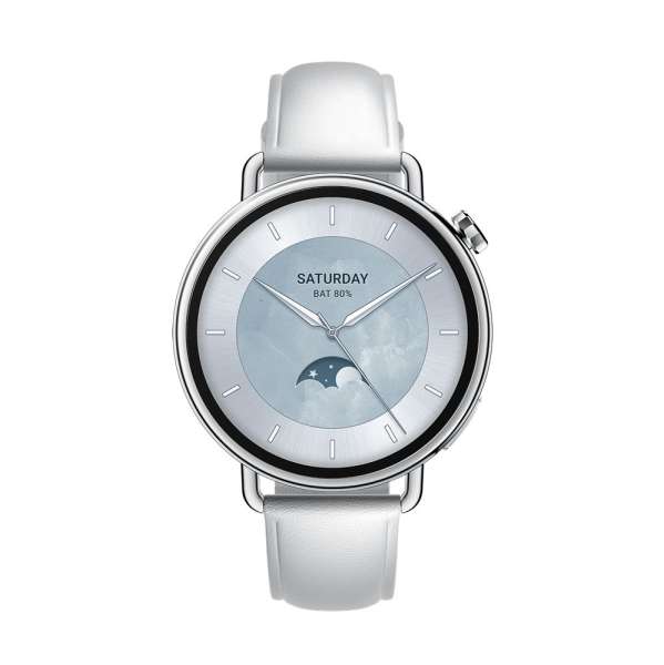Xiaomi Watch S4 41mm Leather Strap White
