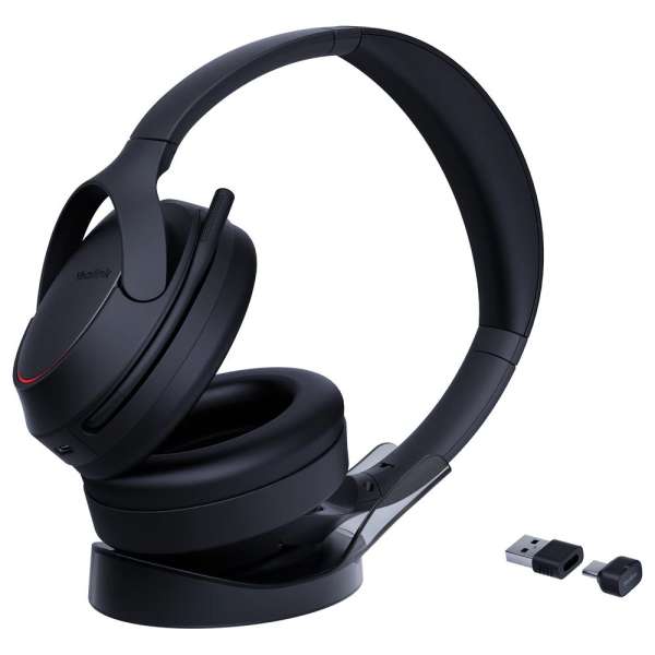 Yealink BH78 USB-C/A Wireless Bluetooth Headset with Stand Black