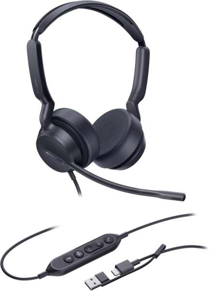 Yealink UH42 Dual Teams USB-C/A Headset Black