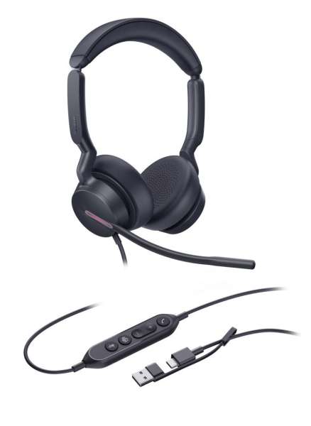 Yealink UH46 Dual Teams USB-C/A Headset Black