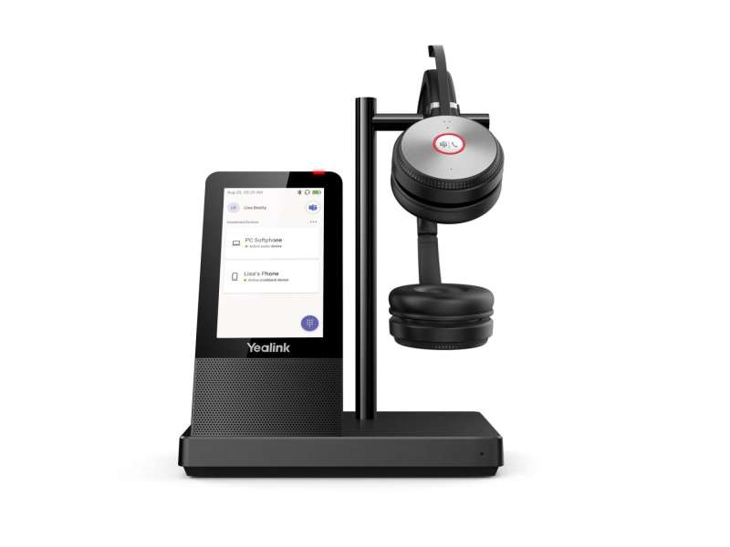 Yealink WH66 Dual Teams Dect Wireless Headset Black