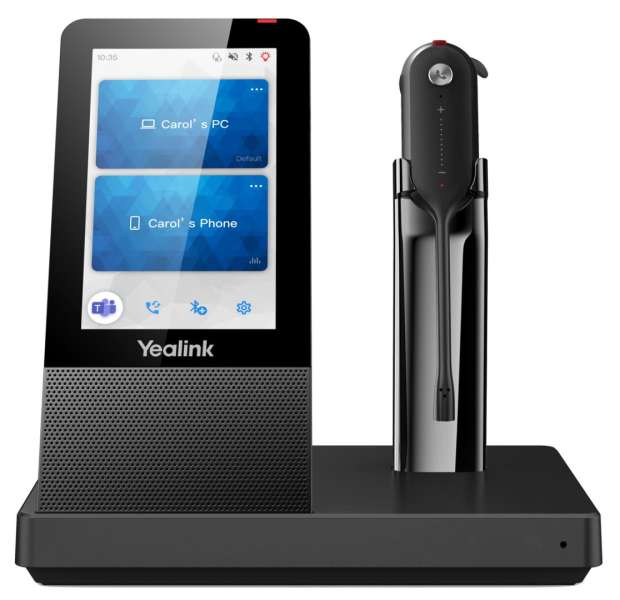 Yealink WH67 UC Workstation Headset Black