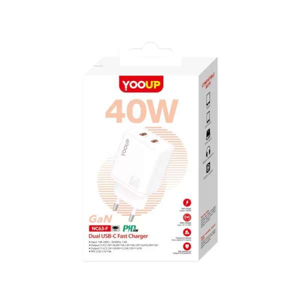 YOOUP NC63-F 40W Adapter White