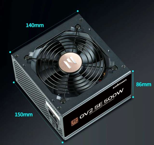 Zalman 500W 80+ Bronze ZM500-GV2SE