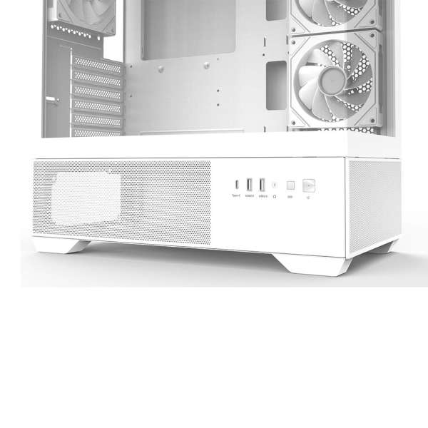 Zalman Chronix V2 RGB Tempered Glass White