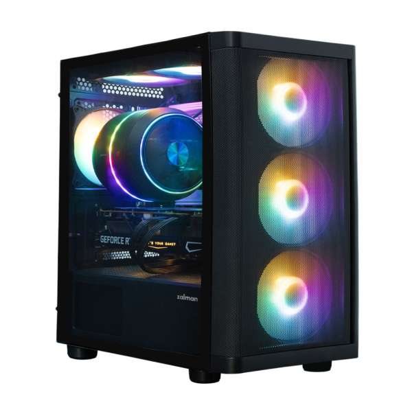 Zalman M4 SE Tempered Glass Black