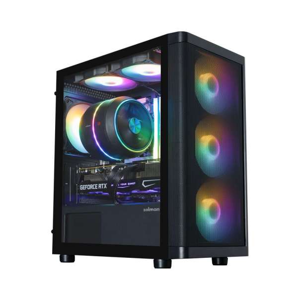 Zalman M4 SE Tempered Glass Black