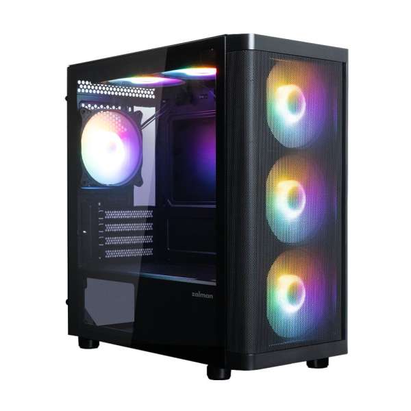 Zalman M4 SE Tempered Glass Black