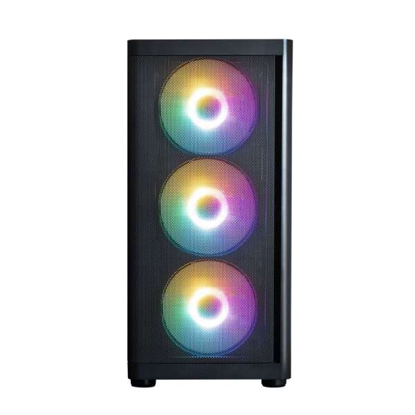 Zalman M4 SE Tempered Glass Black