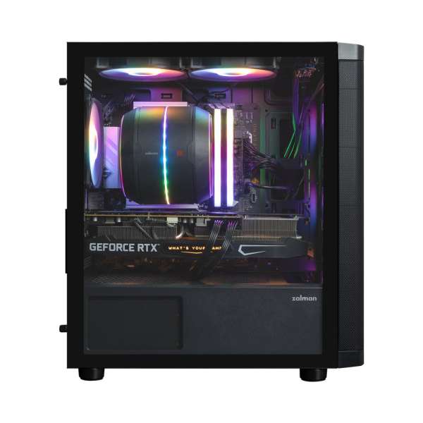 Zalman M4 SE Tempered Glass Black