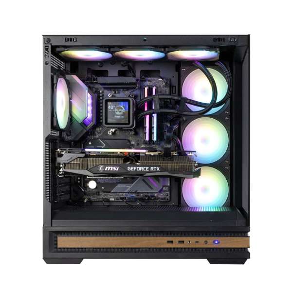 Zalman P40 Namu RGB Tempered Glass Black