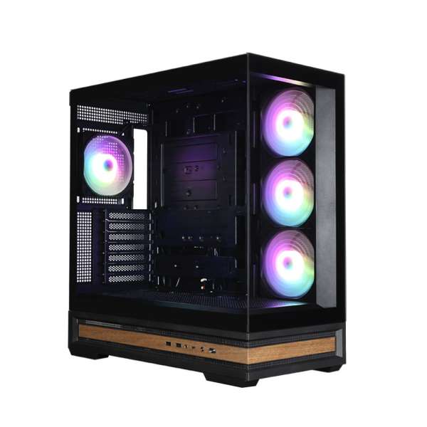 Zalman P40 Namu RGB Tempered Glass Black