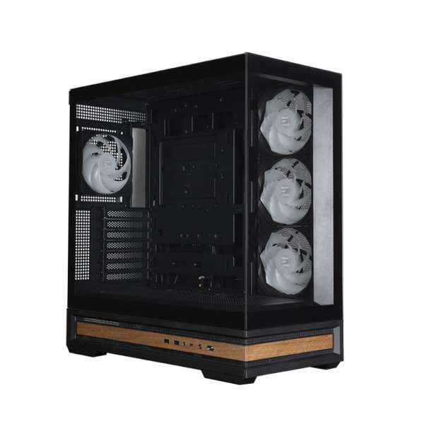 Zalman P40 Namu RGB Tempered Glass Black