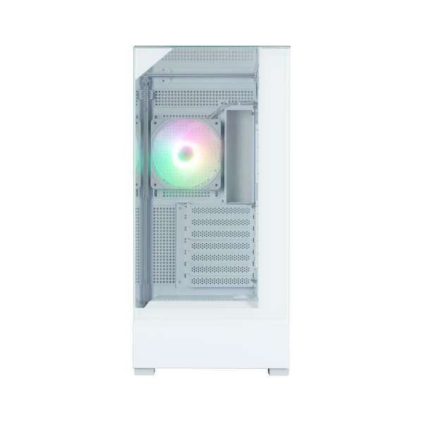 Zalman P40 Prism RGB Tempered Glass White
