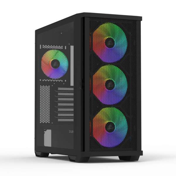 Zalman Z10 Plus RGB Tempered Glass Black