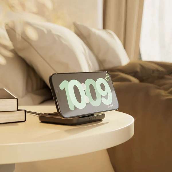 Zens Magnetic Nightstand Charger Black
