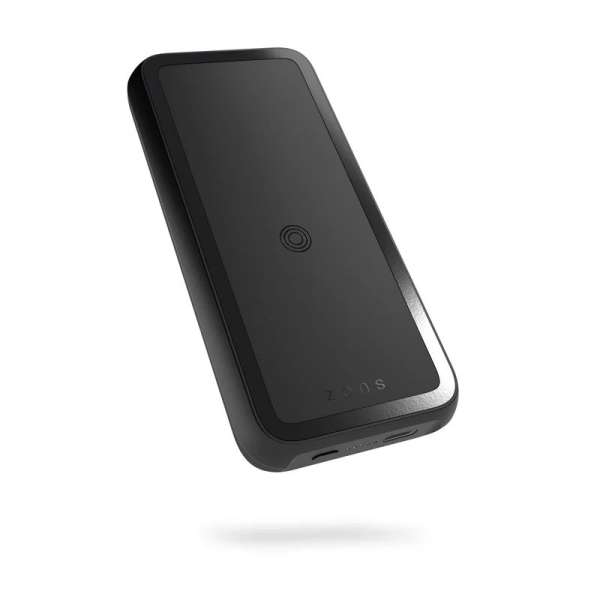 Zens Magnetic Single 10000mAh Powerbank Black