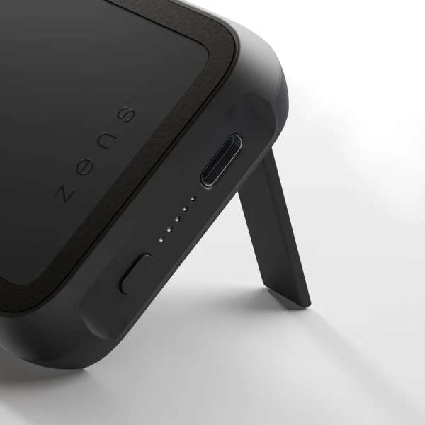 Zens Magnetic Single 10000mAh Powerbank Black