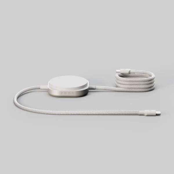 Zens Pro 2 USB C-C Charging Cable 1,5m White