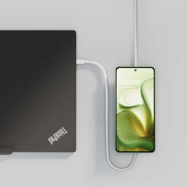 Zens Pro 2 USB C-C Charging Cable 1,5m White