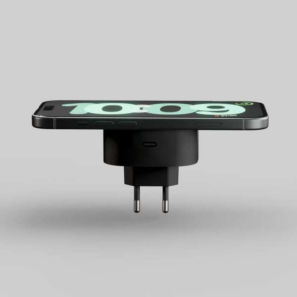 Zens Wireless Charging Adapter EU plug Black
