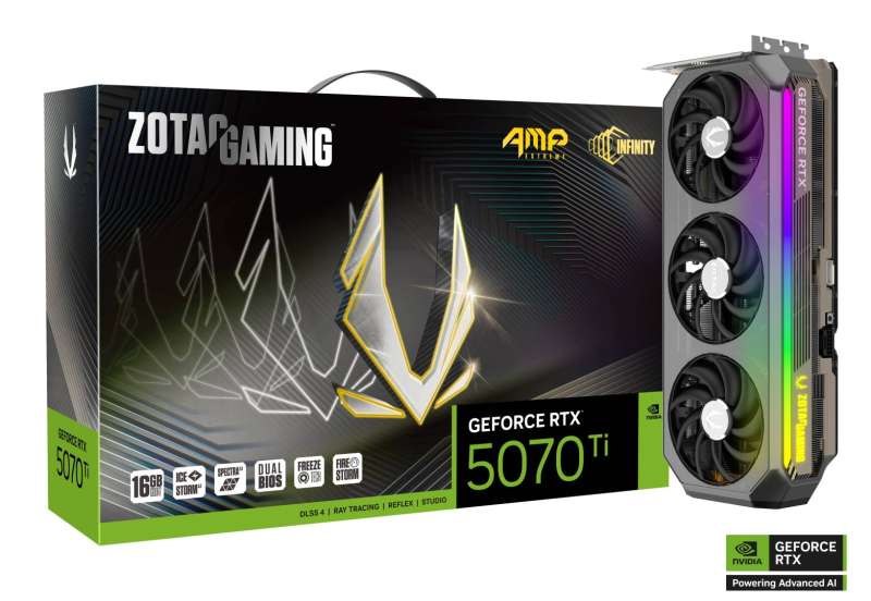 Zotac GeForce RTX5070 Ti 16GB DDR7 AMP Extreme Infinity