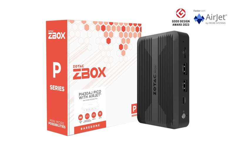 Zotac ZBOX Pico PI430AJ with AirJet Black