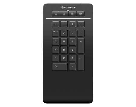 3D Connexion Wireless Bluetooth Numpad Pro Keypad Black 3D Connexion Wireless Bluetooth Numpad Pro Keypad Black