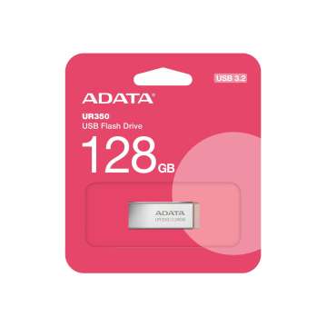 A-Data 128GB UR350 USB3.2 Silver/Brown A-Data 128GB UR350 USB3.2 Silver/Brown