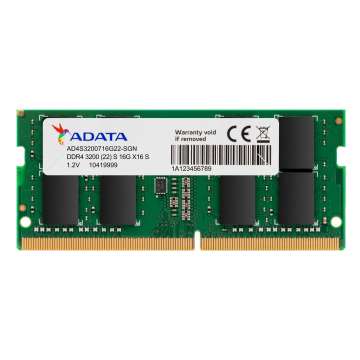 A-Data 32GB DDR4 3200MHz SODIMM A-Data 32GB DDR4 3200MHz SODIMM
