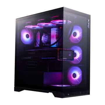 A-Data XPG Invader X BTF Tempered Glass Black