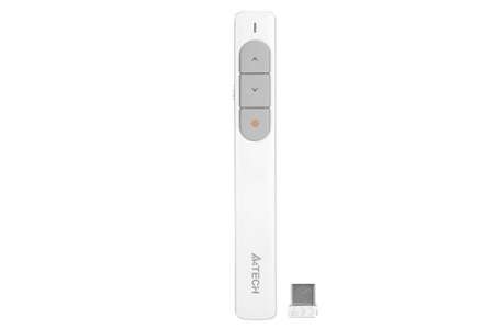 A4-Tech LP15 Wireless Presenter Red Laser White A4-Tech LP15 Wireless Presenter Red Laser White