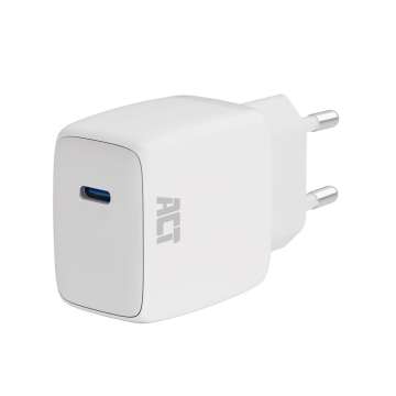 ACT AC2135 USB-C Charger 35W with Power Delivery PPS and GaNFast White ACT AC2135 USB-C Charger 35W with Power Delivery PPS and GaNFast White