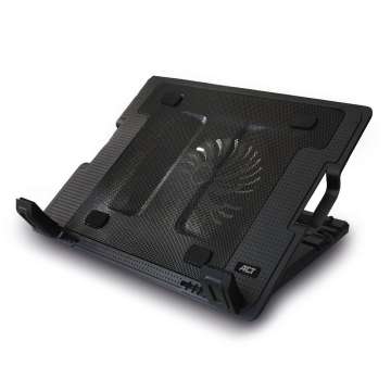 ACT AC8110 Laptop hűtőállvány 17"-ig állítható magasság (5 pozícióban) 2 portos hub ACT AC8110 Laptop hűtőállvány 17"-ig állítható magasság (5 pozícióban) 2 portos hub