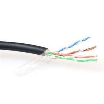 ACT CAT5e F-UTP Installation cable 100m Black ACT CAT5e F-UTP Installation cable 100m Black