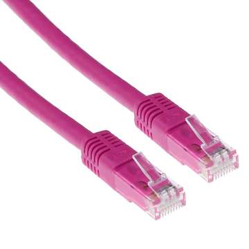 ACT CAT5e U-UTP Patch Cable 3m Pink