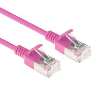 ACT CAT6A U-FTP Patch Cable 1m Pink