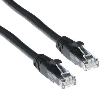 ACT CAT6 U-UTP Patch Cable 10m Black/Red