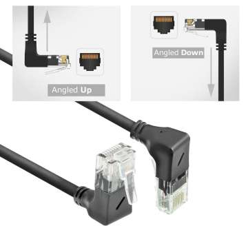 ACT CAT6A U-UTP Patch Cable 1m Black ACT CAT6A U-UTP Patch Cable 1m Black