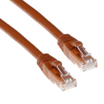 ACT CAT6A U-UTP Patch Cable 2m Brown