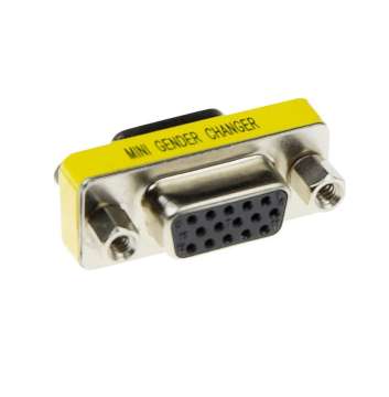 ACT High Density D-sub Adapter 15 pole Female to 15 pole Female