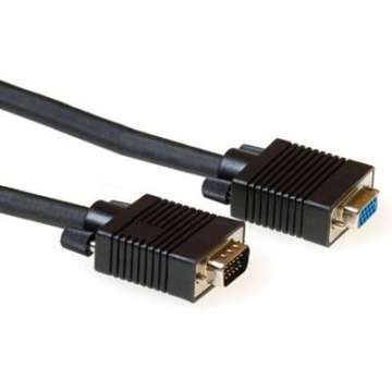 ACT High Performance VGA extension cable male-female 1m Black ACT High Performance VGA extension cable male-female 1m Black