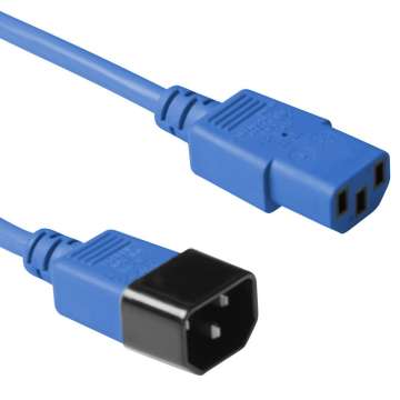 ACT Powercord C13 - C14 1,8m Blue ACT Powercord C13 - C14 1,8m Blue