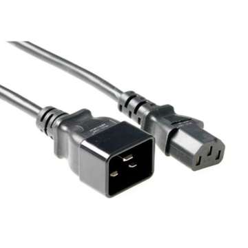 ACT Powercord C13 - C20 1m Black ACT Powercord C13 - C20 1m Black