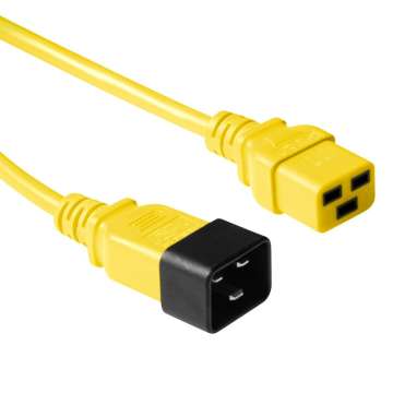 ACT Powercord C19 - C20 3m Yellow