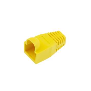 ACT RJ45 boot for 5.5 mm cable 25db Yellow