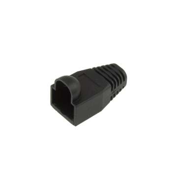 ACT RJ45 boot for 6.5 mm cable 25db Black