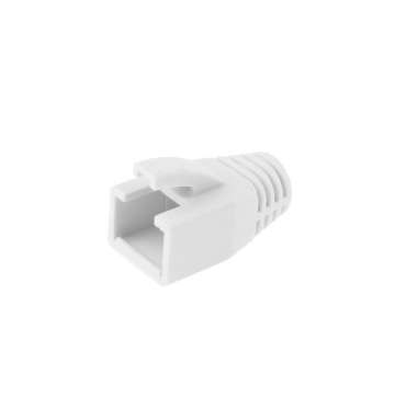 ACT RJ45 boot for 7.0 mm cable 25db White