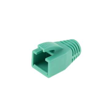 ACT RJ45 boot for 8.0 mm cable 25db Green