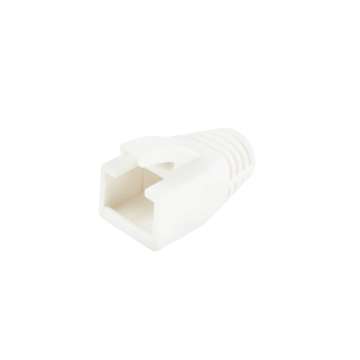 ACT RJ45 boot for 8.0 mm cable 25db White ACT RJ45 boot for 8.0 mm cable 25db White